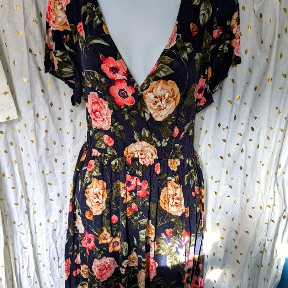 Modcloth Floral Print Dress